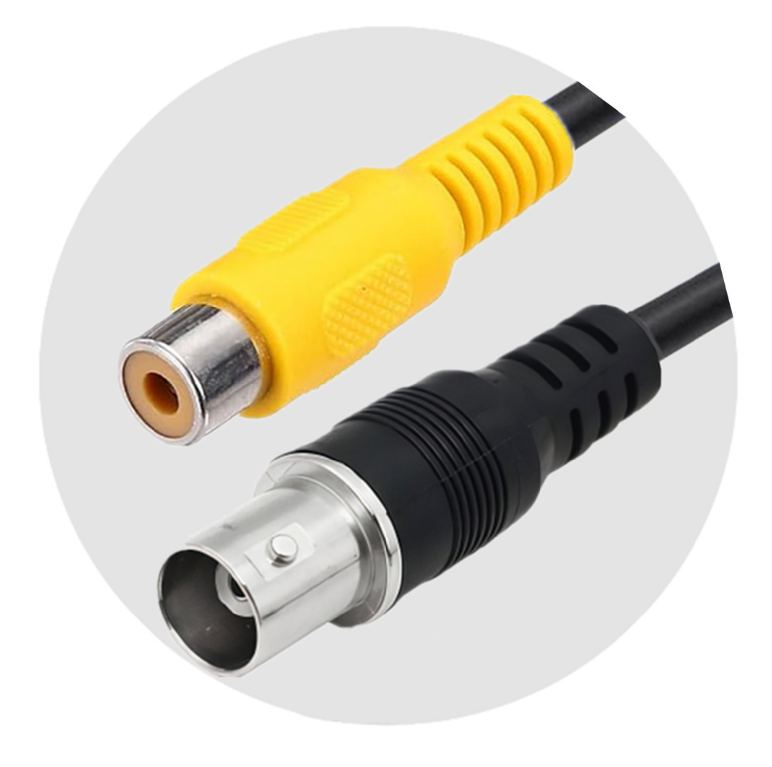 RG59 RCA Female to BNC Female Cable – 1.8m Video Connectivity Lead