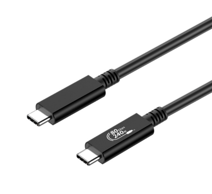 USB4 Gen4 80Gbps Thunderbolt 5 Cable | 240W PD Fast Charging | Bi-Directional