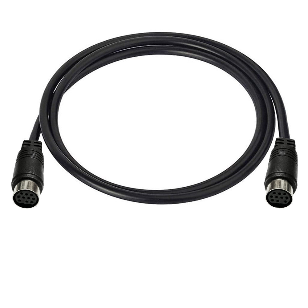 10-pin Mini DIN female to female audio and video extension cable