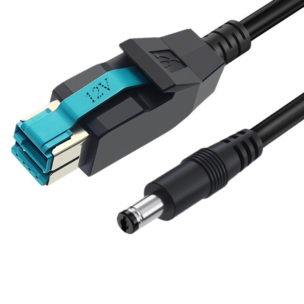 Powered USB 12V to DC5521 POS machine power lead