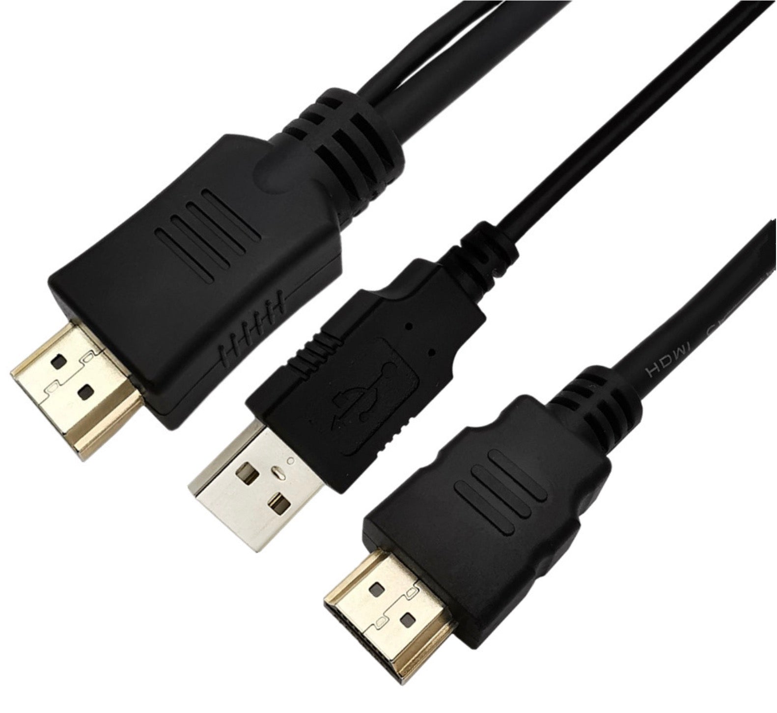 HDMI Male to HDMI Male With USB Power Cable 1.5m