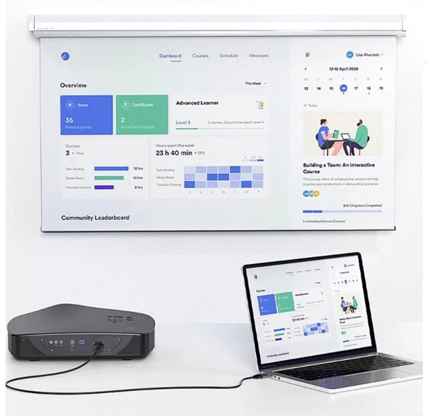 HDMI 2.1 Type-A Male to Male Ultra Thin HDTV Cable 8K 0.5m