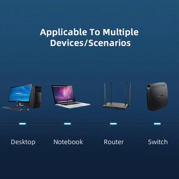 RJ45 Cat6 8P8C UTP Male to Male Stretch Coiled Cable Lan Ethernet Network Patch