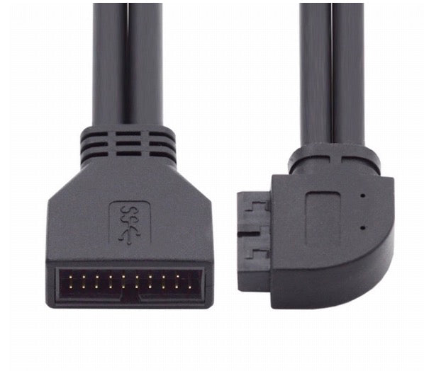 USB 3.0 Motherboard Front 19 Pin Male to 19 Pin Female Extension Cable