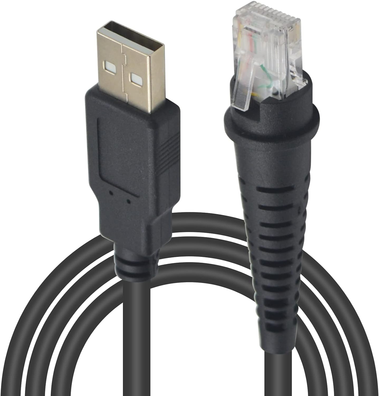 USB 2.0 to RJ45 Cable Compatible for Honey-Well Barcode Scanner 1900 Series