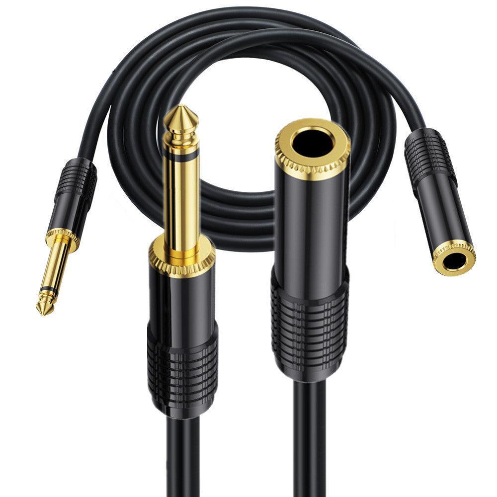 6.35mm Guitar Extension Cable, 1/4'' TS Mono Male to Female Stereo Audio Cord for Amplifier, Instrument, Microphone, Speaker