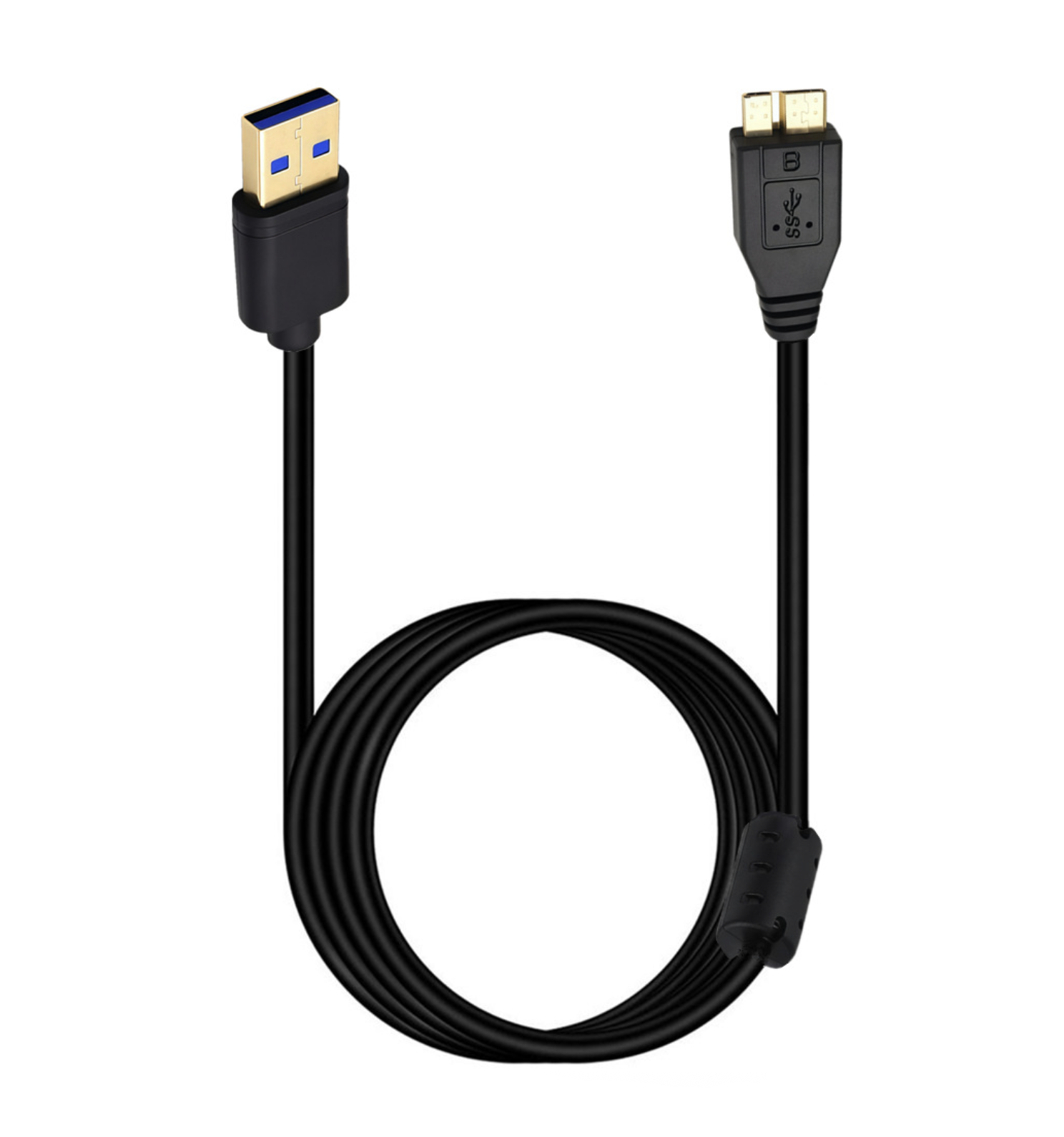 USB 3.0 Type A to Micro B Cable – Gold Plated SuperSpeed Data Charging Cord