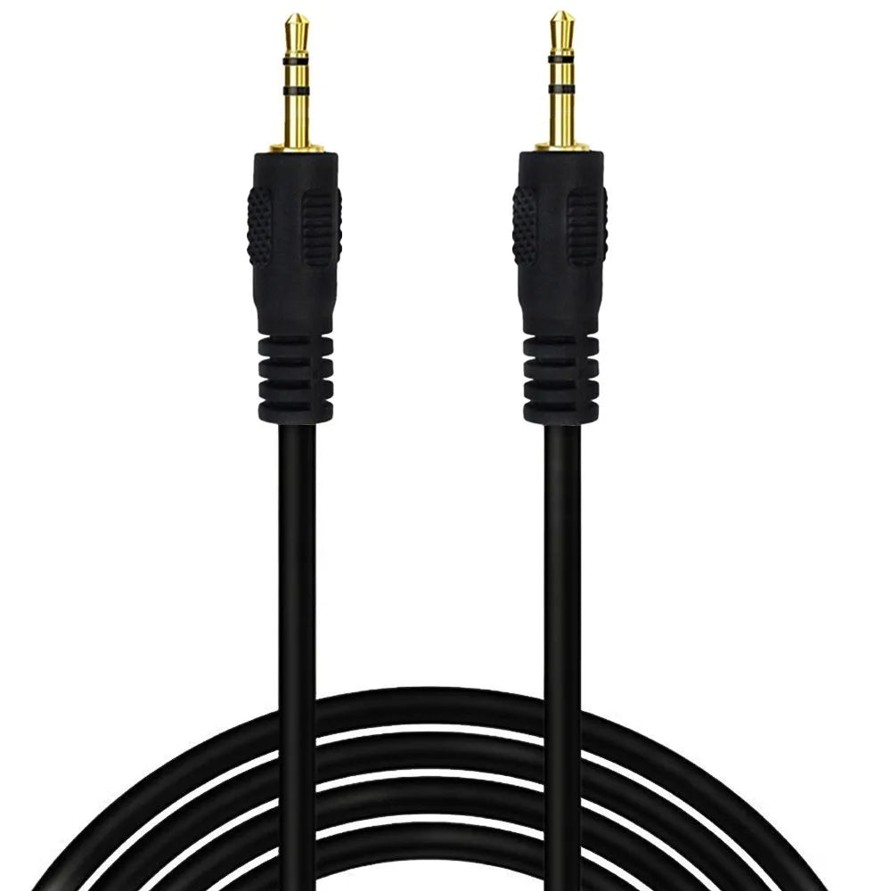 2.5mm 3 pole TRS male to male stereo audio cable