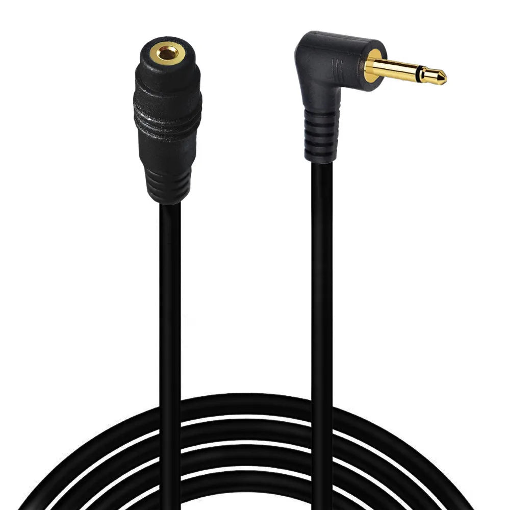 2.5mm mini mono male to female audio extension cable