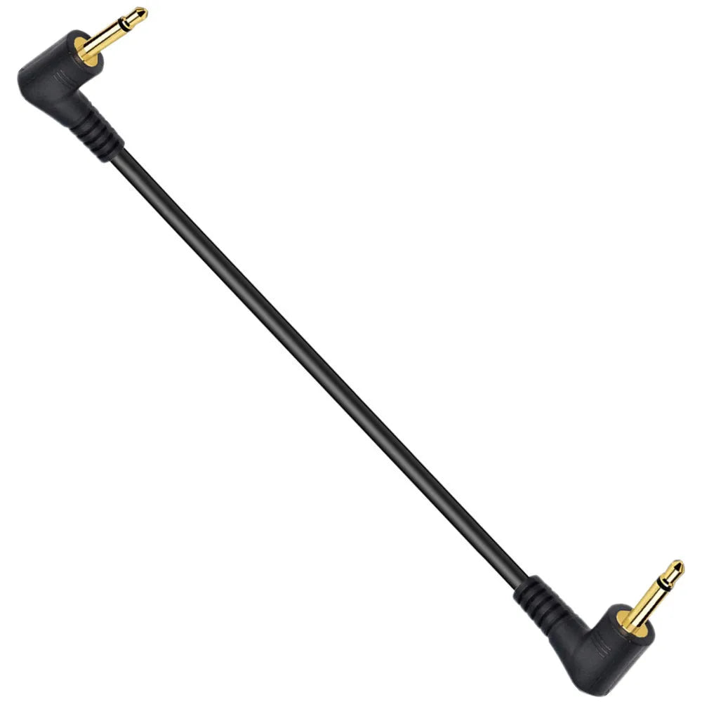 2.5mm right angle mono audio cable for compact audio setups