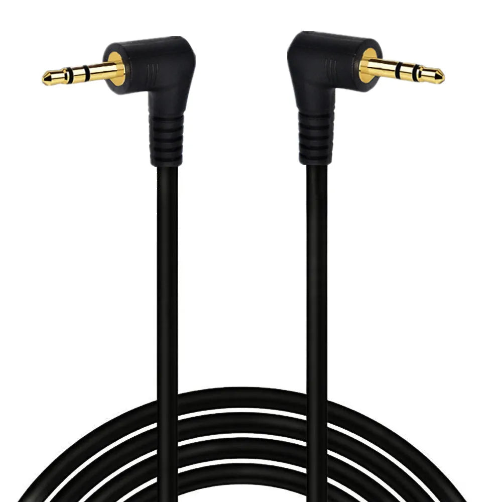 2.5mm 3 pole TRS angled stereo audio cable