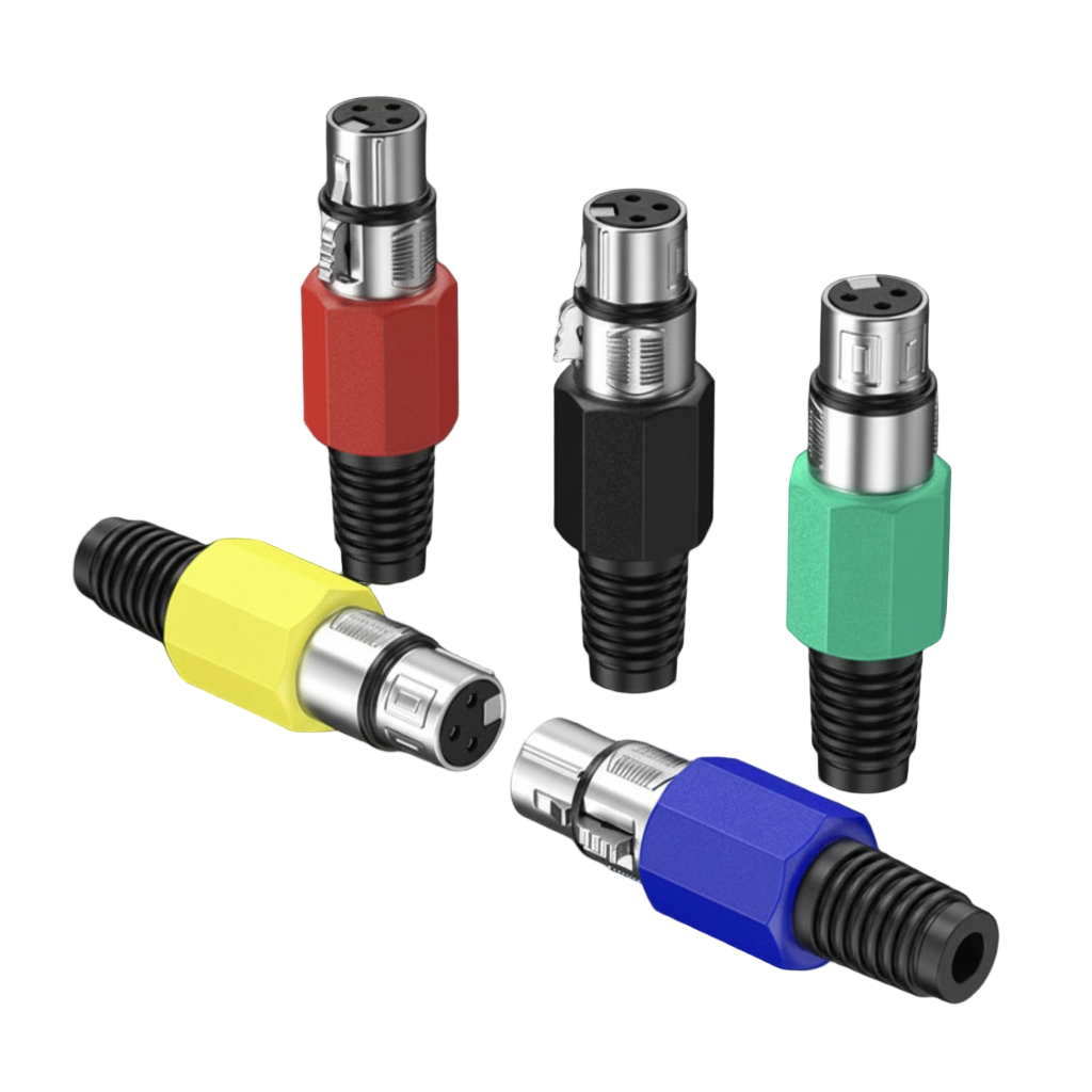 XLR 3-Pin Female Microphone Connector – Metal Solder Socket