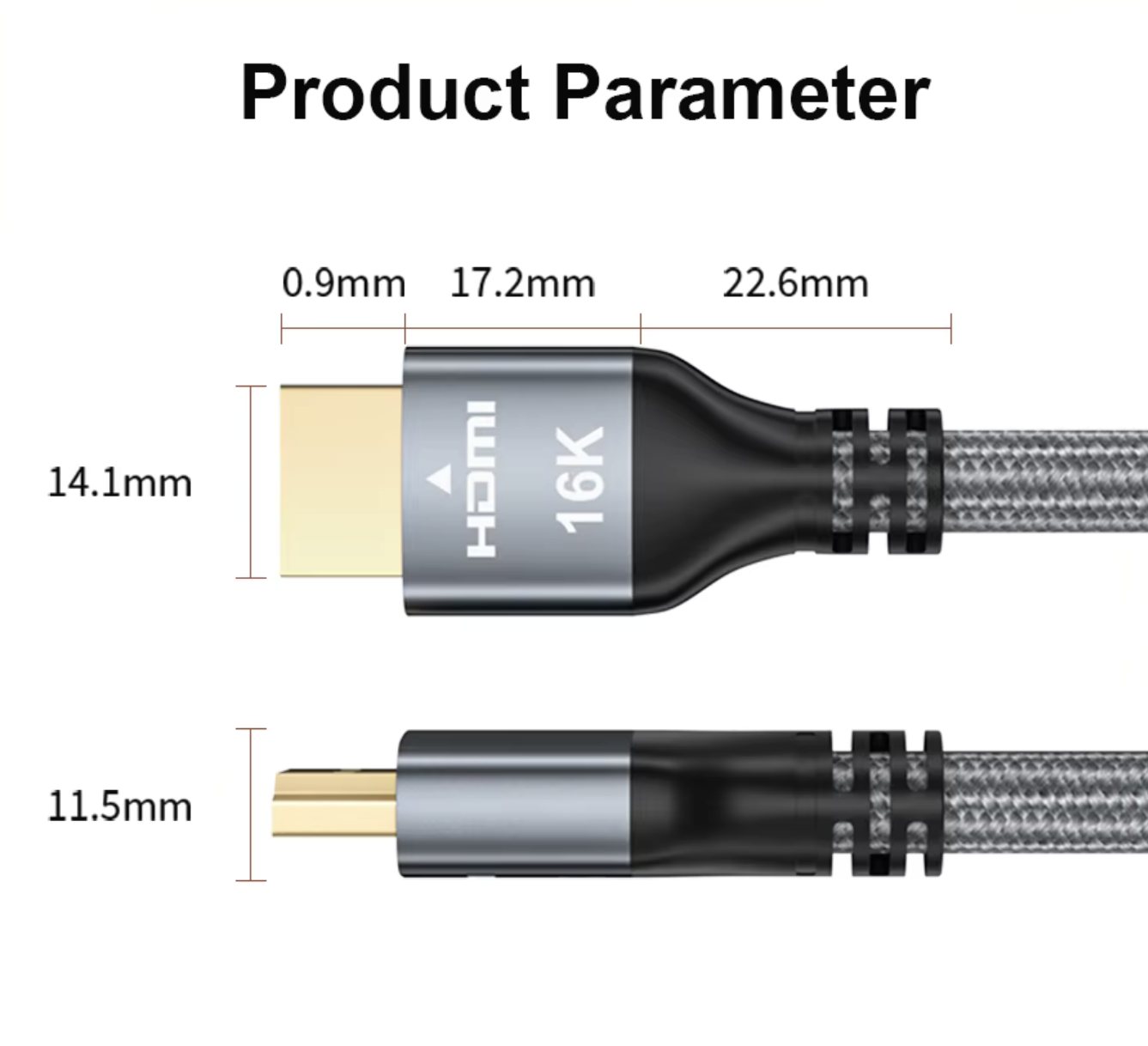 Ultra96 HDMI Cable 16K 60Hz / 10K 120Hz / 8K 240Hz – High Speed HDMI Lead for Gaming Monitors & Professional AV