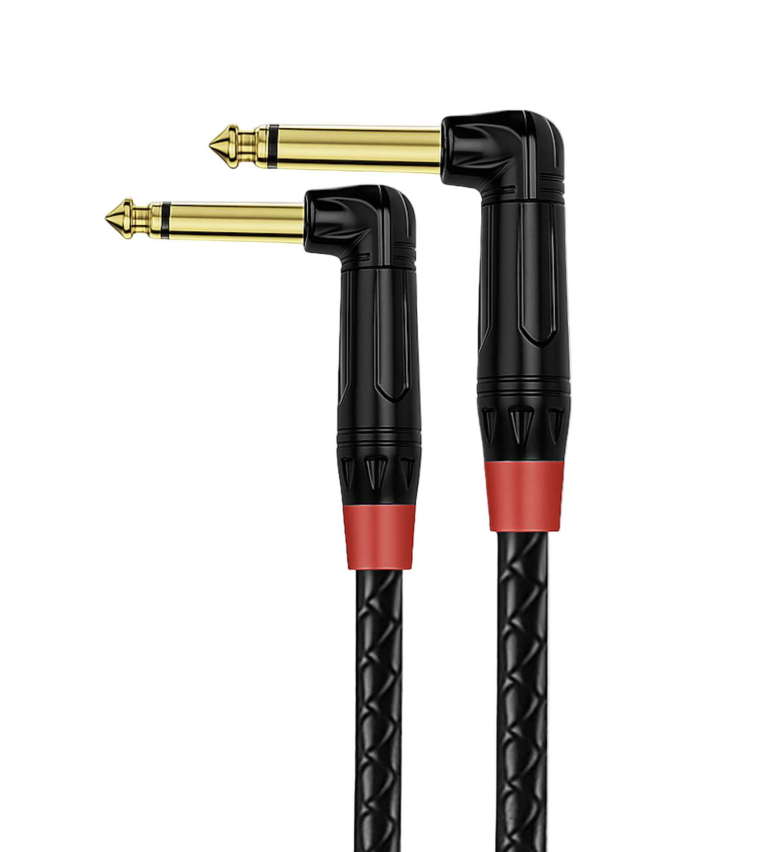 6.35mm (1/4”) Right Angle Mono Guitar Cable | 90° Jack Instrument Lead