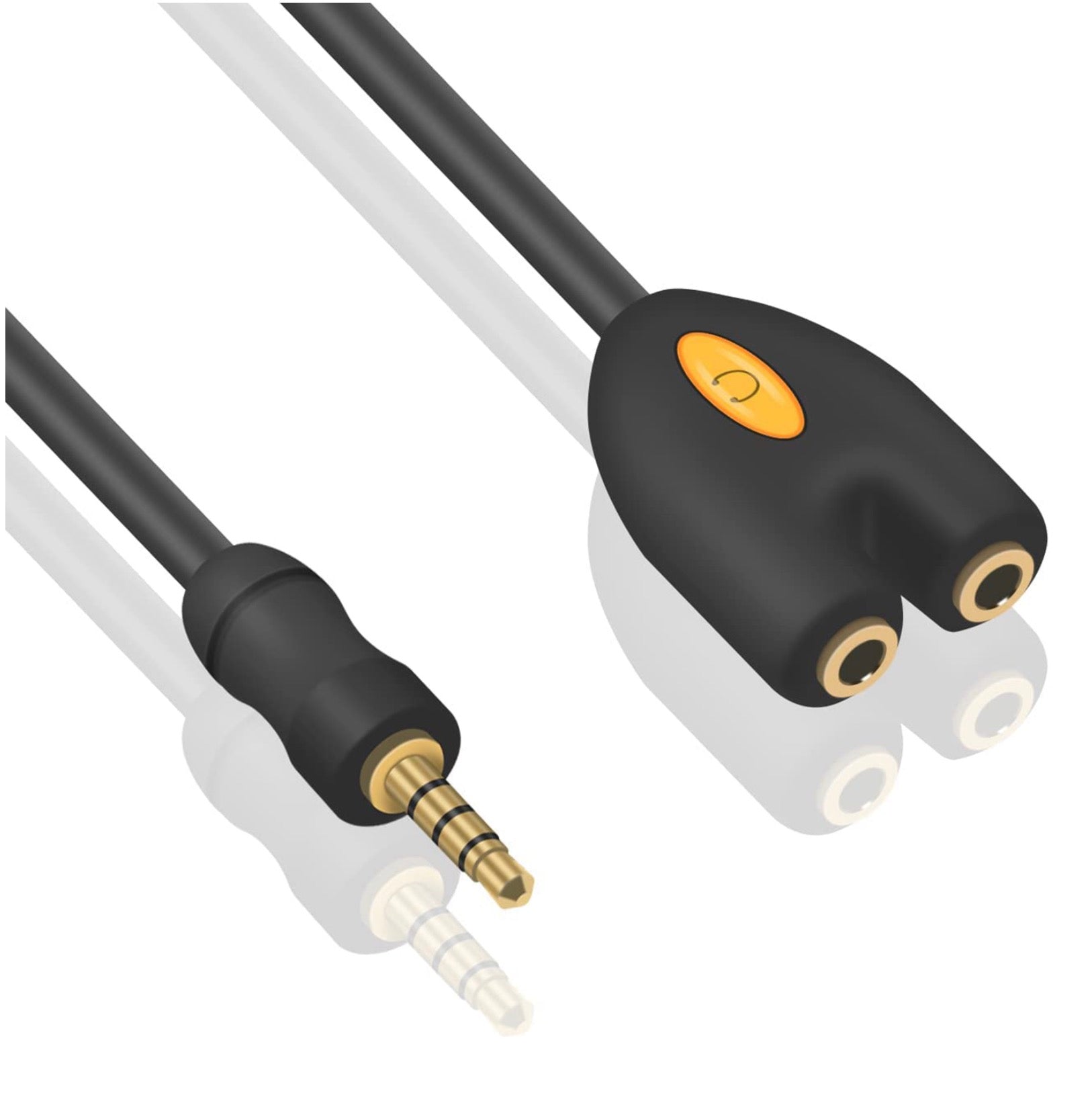 3.5mm headset splitter mic and headphone