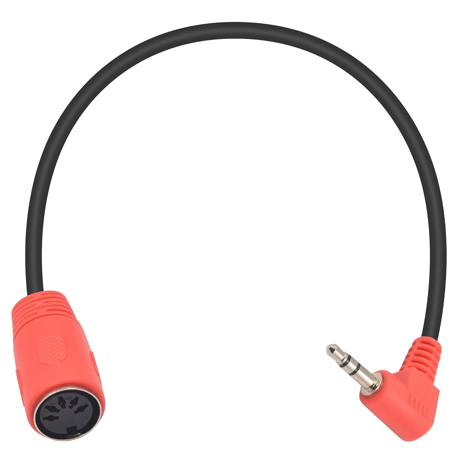 3.5mm TRS male to 5-pin DIN female MIDI Type B adapter cable