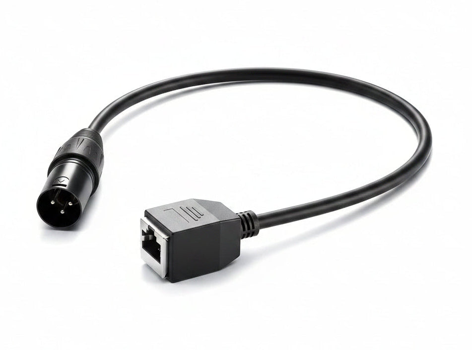 3 Pin XLR to RJ45 DMX adapter cable