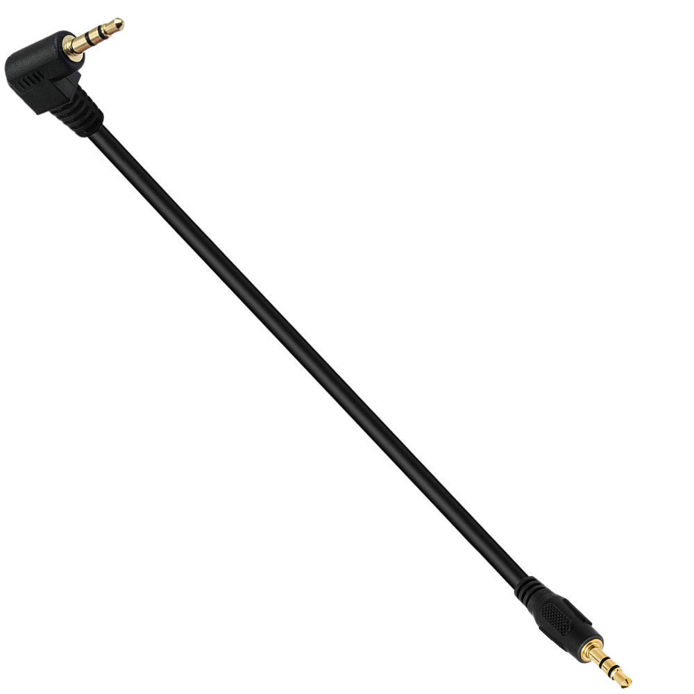 1/8" 3.5mm 3Pole to Angled 3.5mm 3Pole Aux Audio Extension Cable