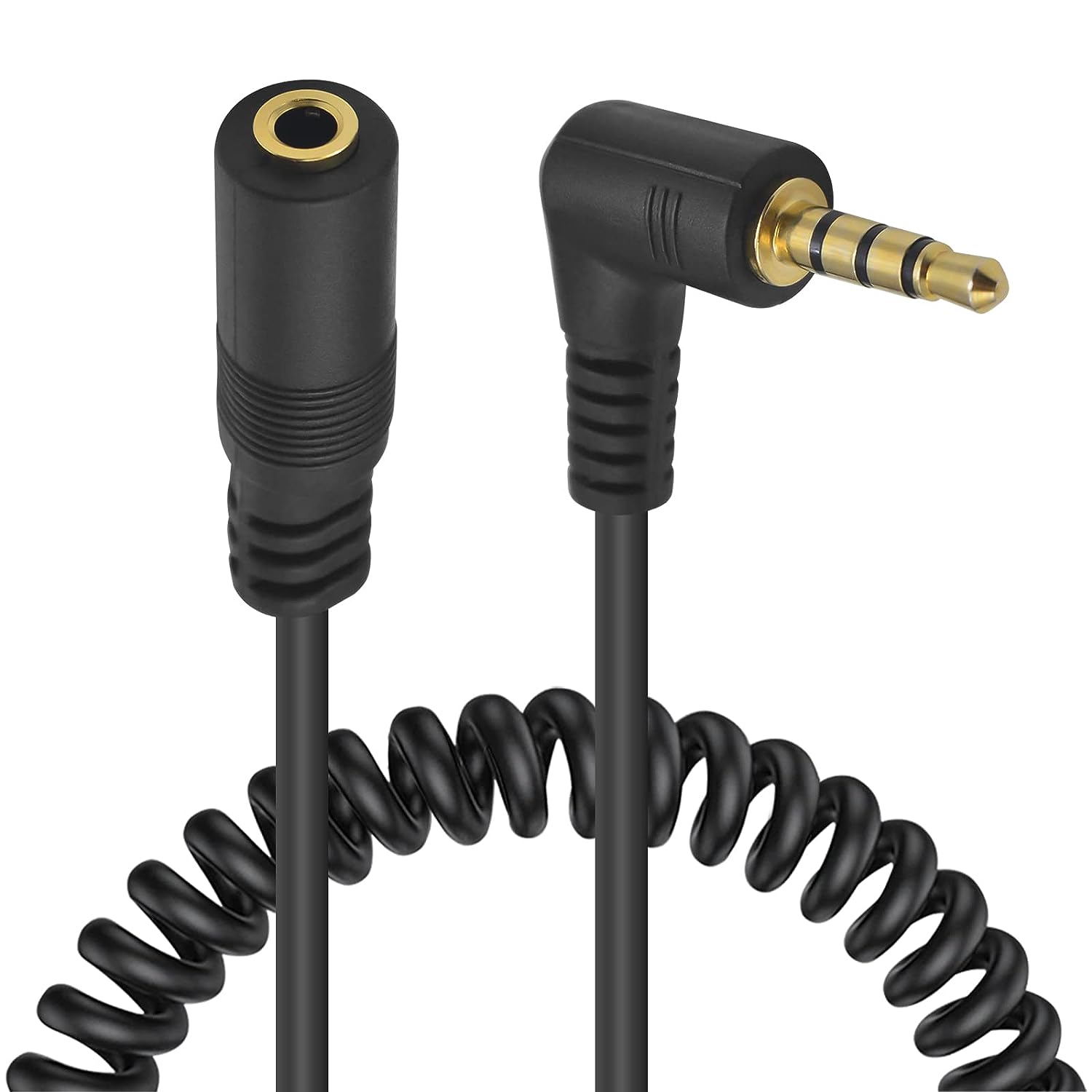 3.5mm Male to 3.5mm Female 4-Pole TRRS Jack Headset Extension Cable