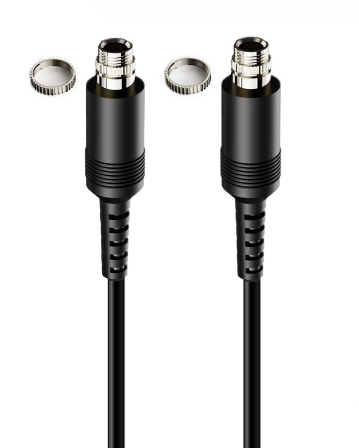 3.5mm female to female panel mount AUX cable with locking nuts