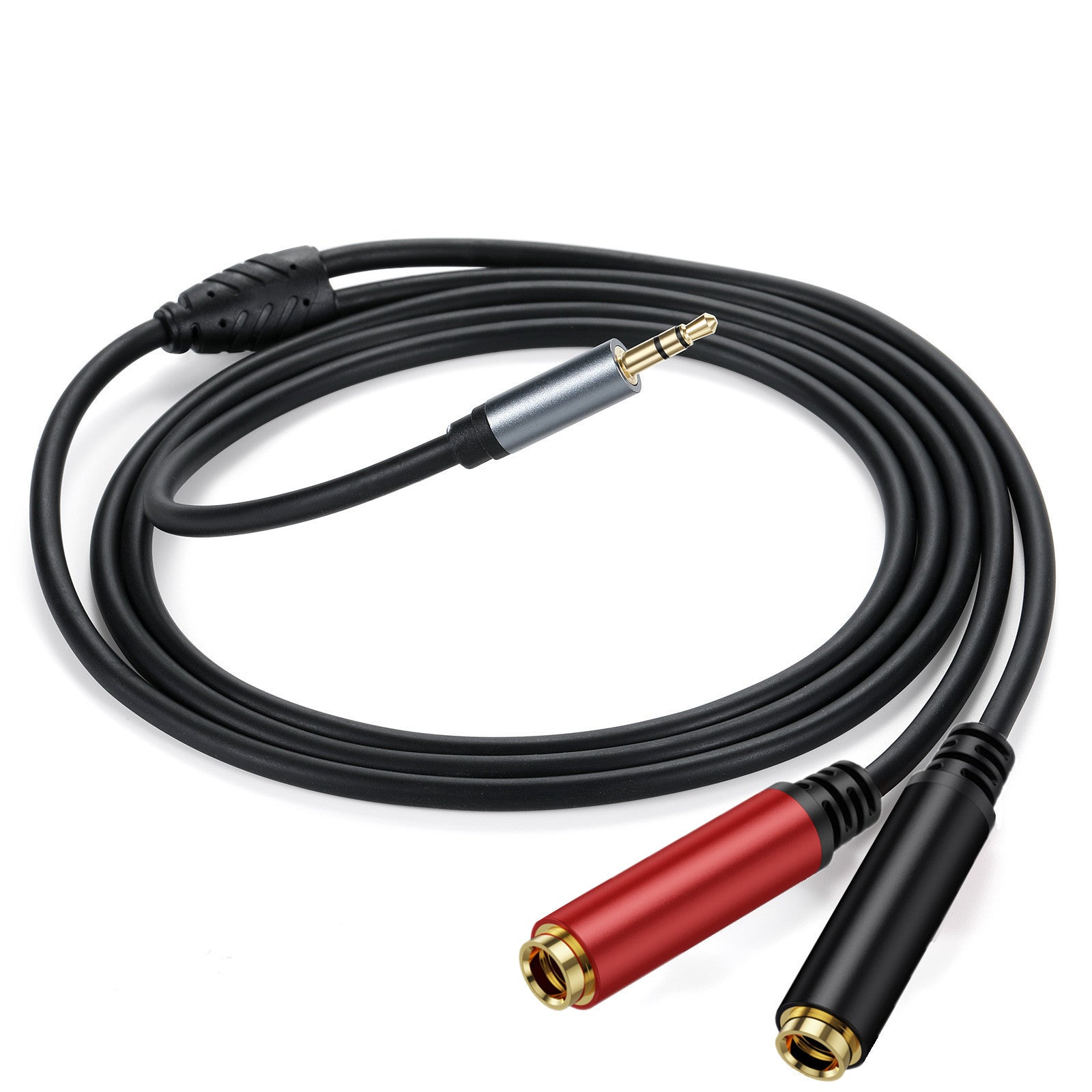 3.5mm to dual 6.35mm Y splitter cable