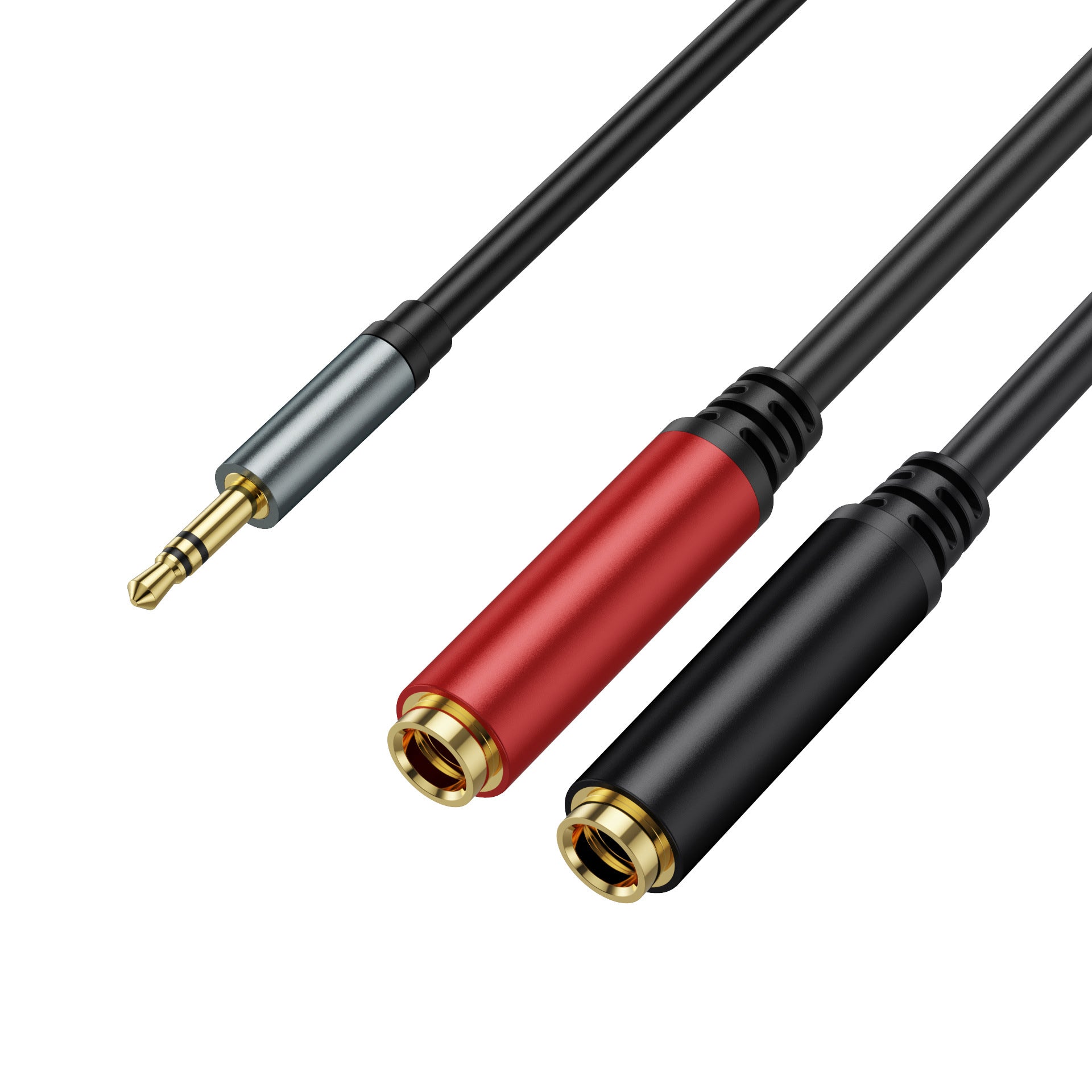 3.5mm TRS to dual 6.35mm TS audio cable