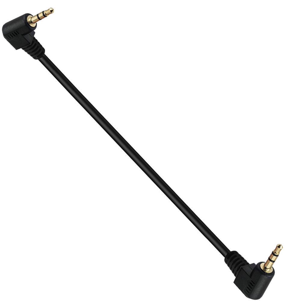 3.5mm 3Pole Angled Mini Plug Male to 3.5mm 3Pole Male Stereo Audio Headphone Cable