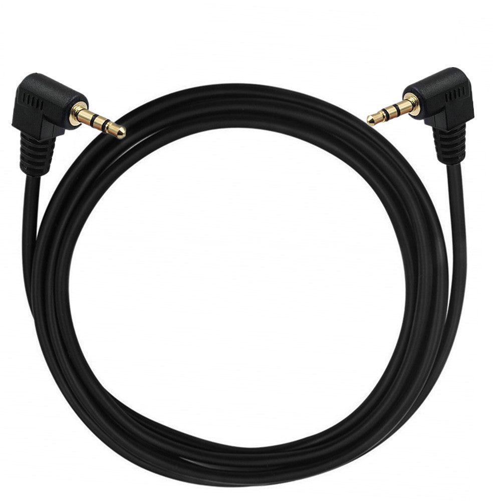 3.5mm 3Pole Angled Mini Plug Male to 3.5mm 3Pole Male Stereo Audio Headphone Cable