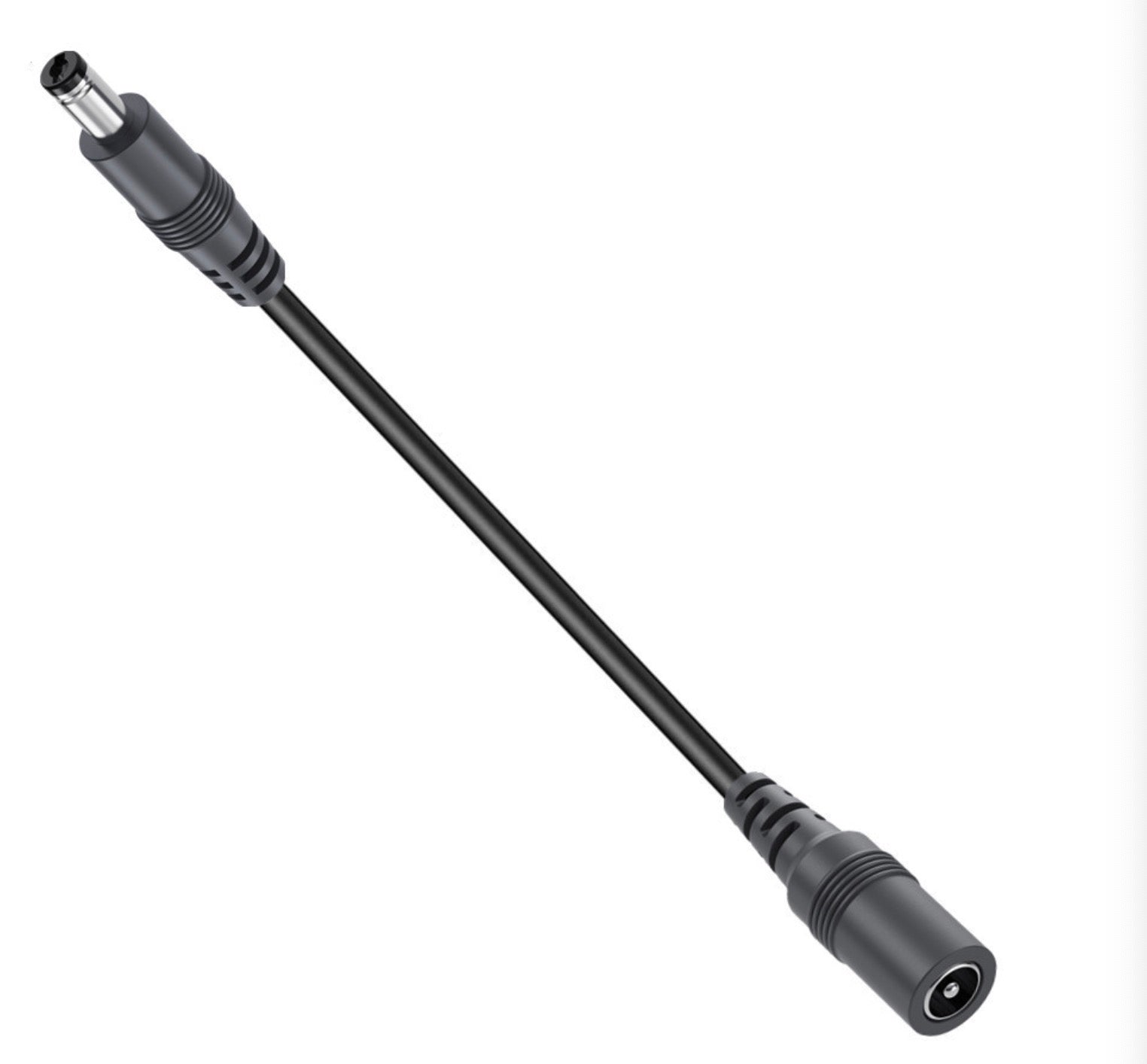5.5mm x 2.1mm DC male to female power extension cable