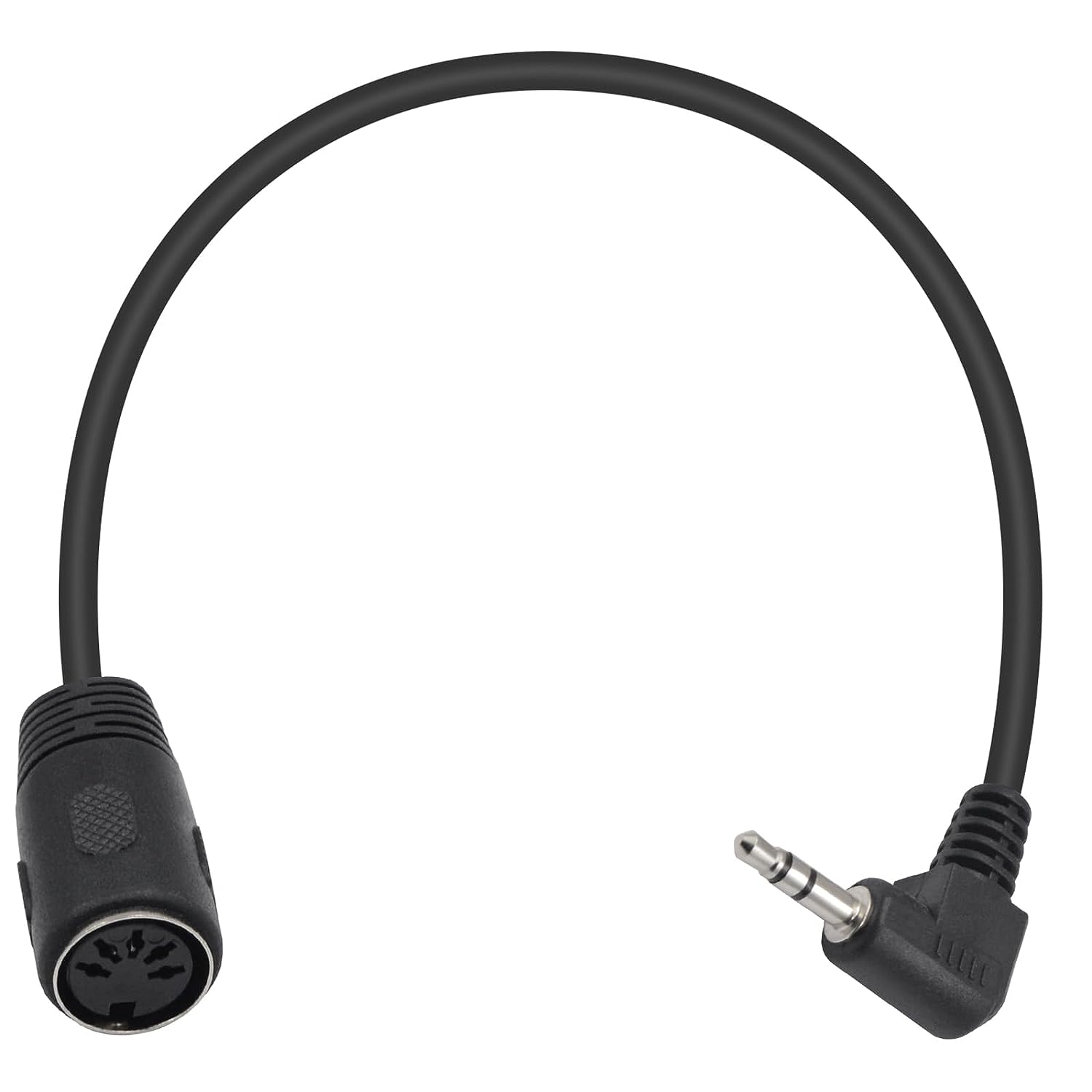 5 Pin DIN female to 3.5mm TRS stereo male audio cable for MIDI keyboards synthesizers and audio equipment