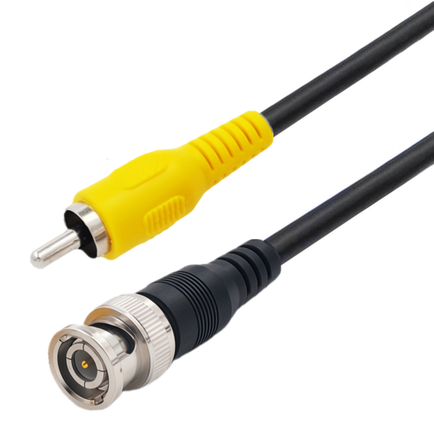BNC Male to RCA Male Coaxial Video Cable – 1.8m HD Monitoring Lead