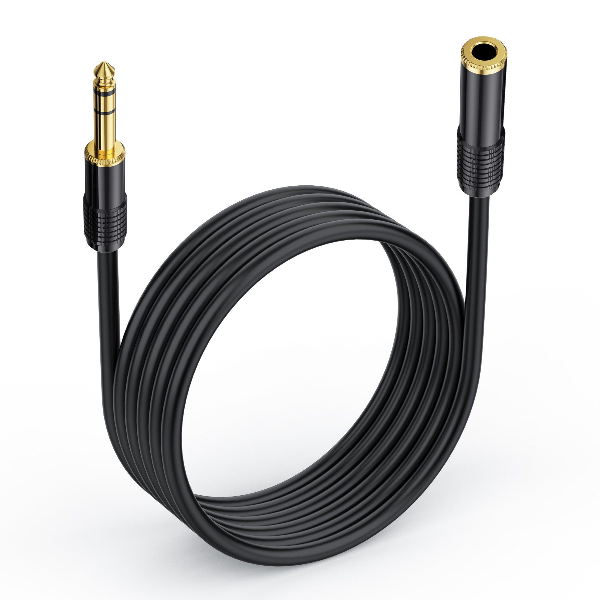 6.35mm male to female balanced audio extension cable