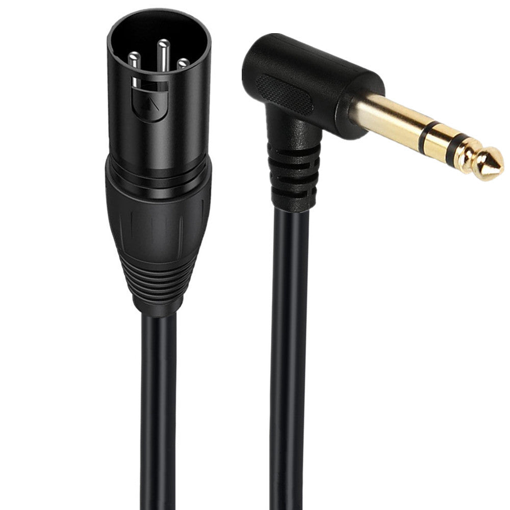 6.35mm TRS male to 3-pin XLR male balanced audio cable
