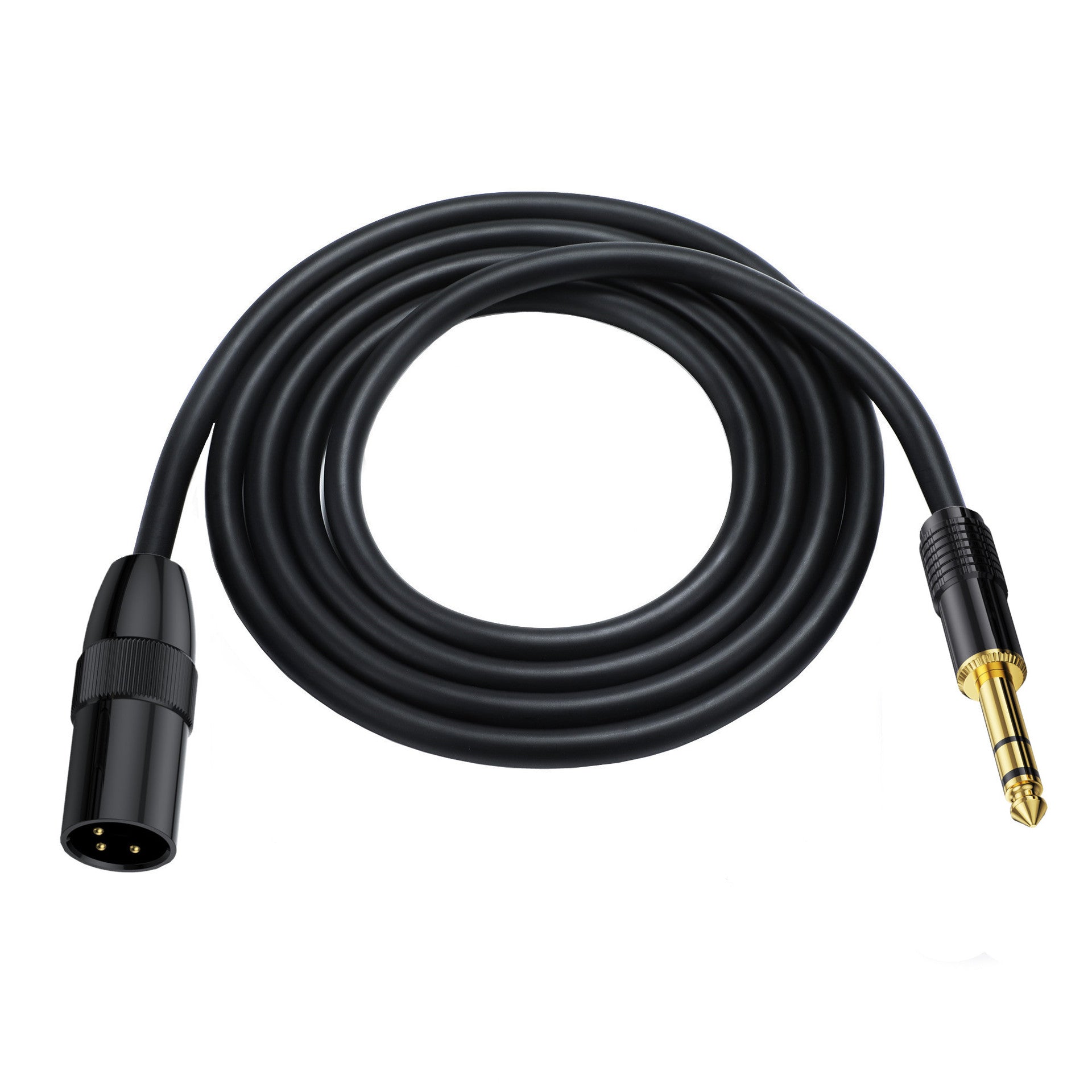 6.35mm Jack to XLR Speaker Cable, 1/4" TRS Stereo Male to XLR 3Pin Male Balanced Interconnect Stereo Audio Cable