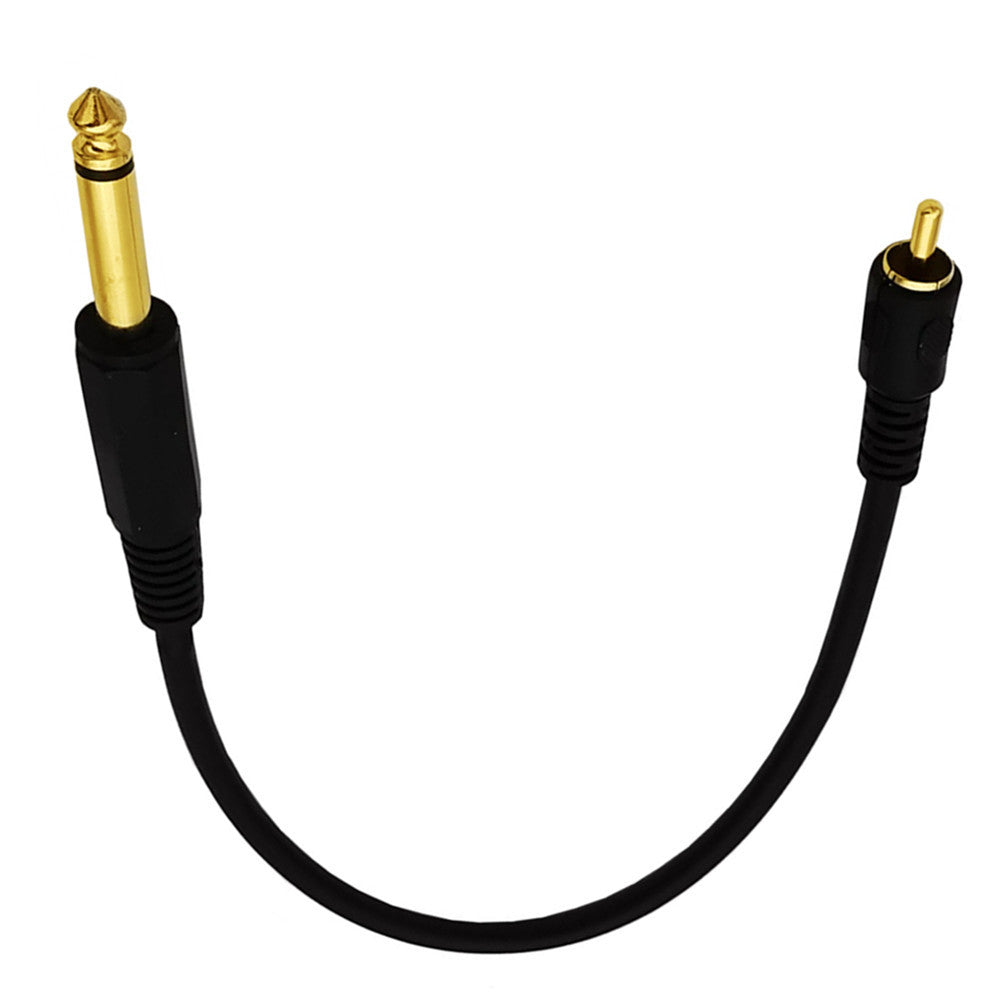 RCA to 1/4” Audio Cable – 6.35mm Mono Male to RCA Male for Amplifiers, Instruments, Speakers & More