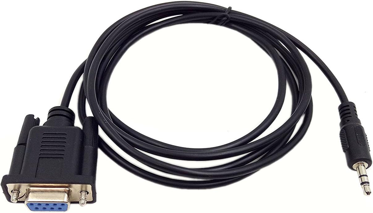 3.5mm Male to RS232 DB9 Female Serial Cable 1.8m