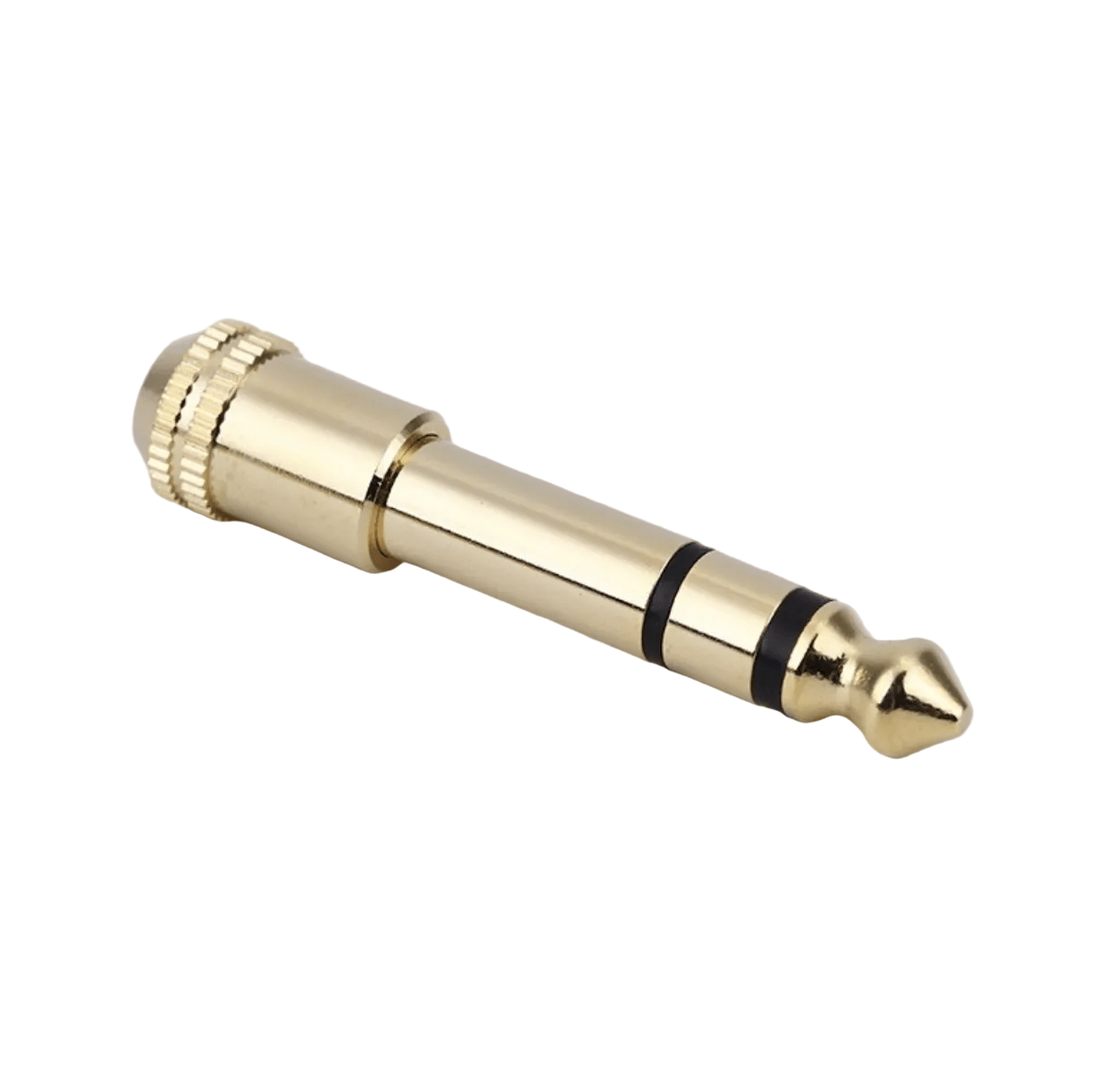 6.35mm to 3.5mm audio adapter gold plated aluminium shell