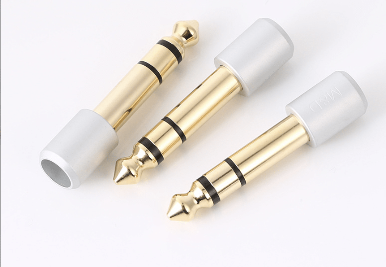 Audio jack adapter for headphones and speakers