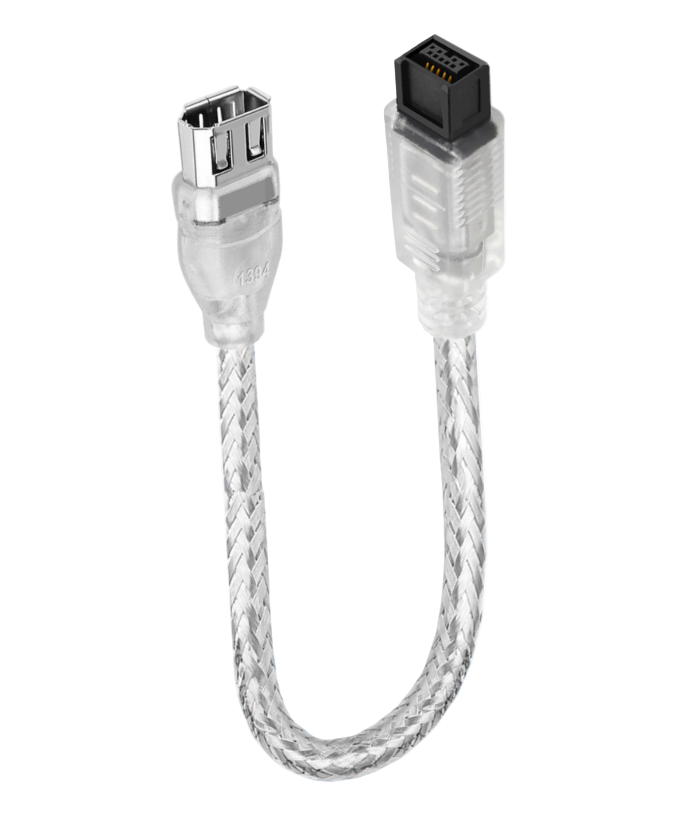 IEEE 1394 6-Pin Female to 1394b 9-Pin Male FireWire 400 to 800 Adapter Cable (20cm)