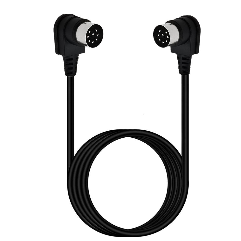 8 pin DIN angled connector audio cable for speaker connection