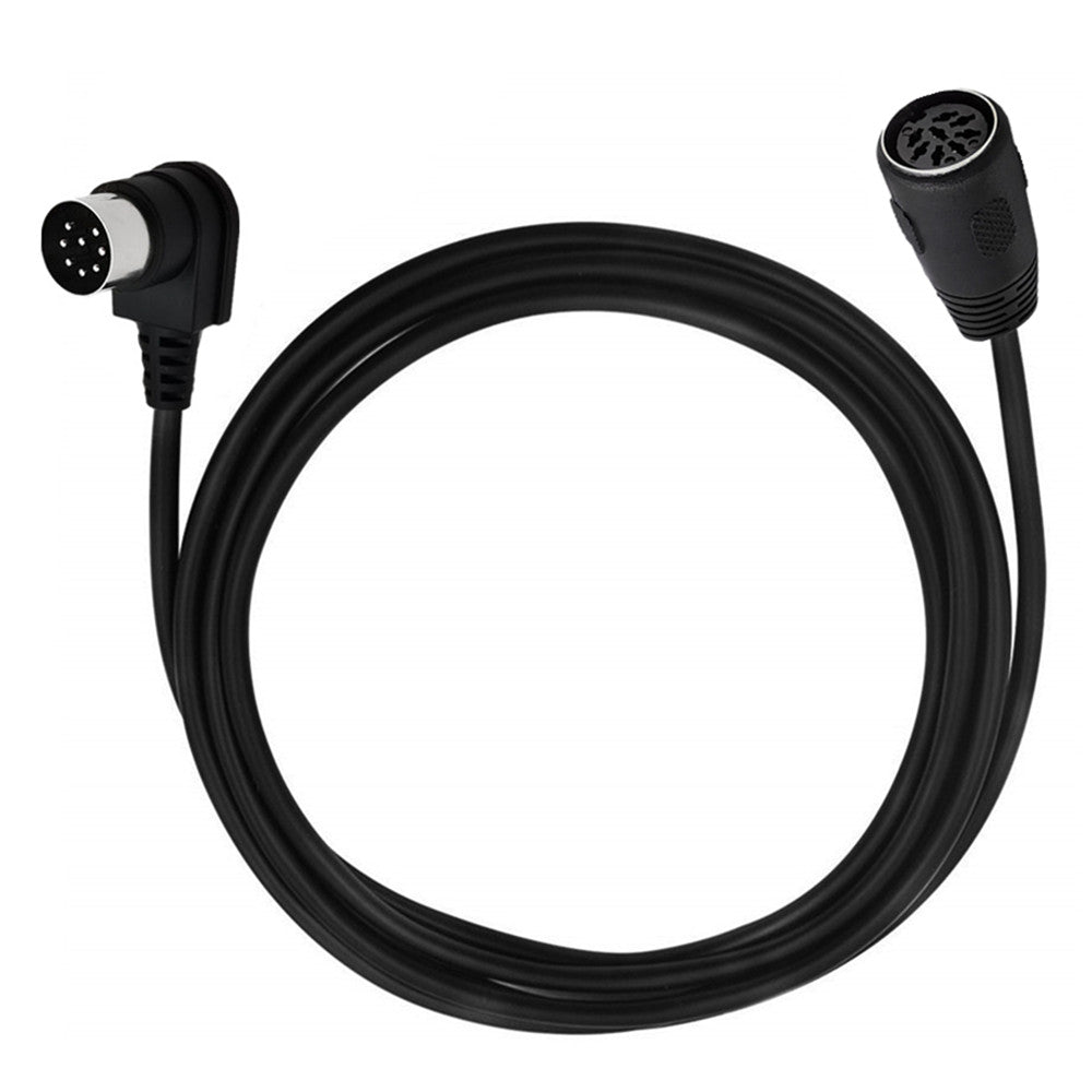 8 pin DIN angled connector male to female extension cable