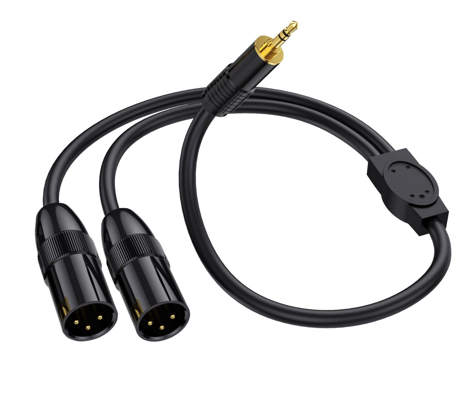 Professional 3.5mm to XLR Y cable black
