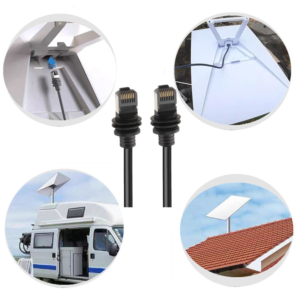 Gen3 V3 to RJ45 Gigabit Ethernet Cable | IP68 Outdoor Waterproof Network Cable