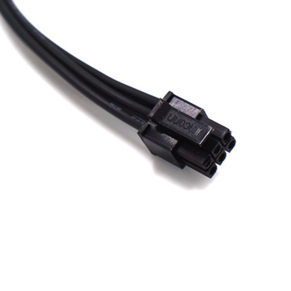 Mini 6 Pin to 2 SATA 15Pin Power Supply Cable