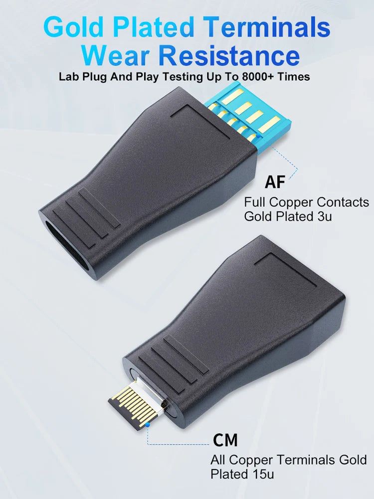 USB 3.0 A Male to USB C Female OTG Converter Extension Adapter