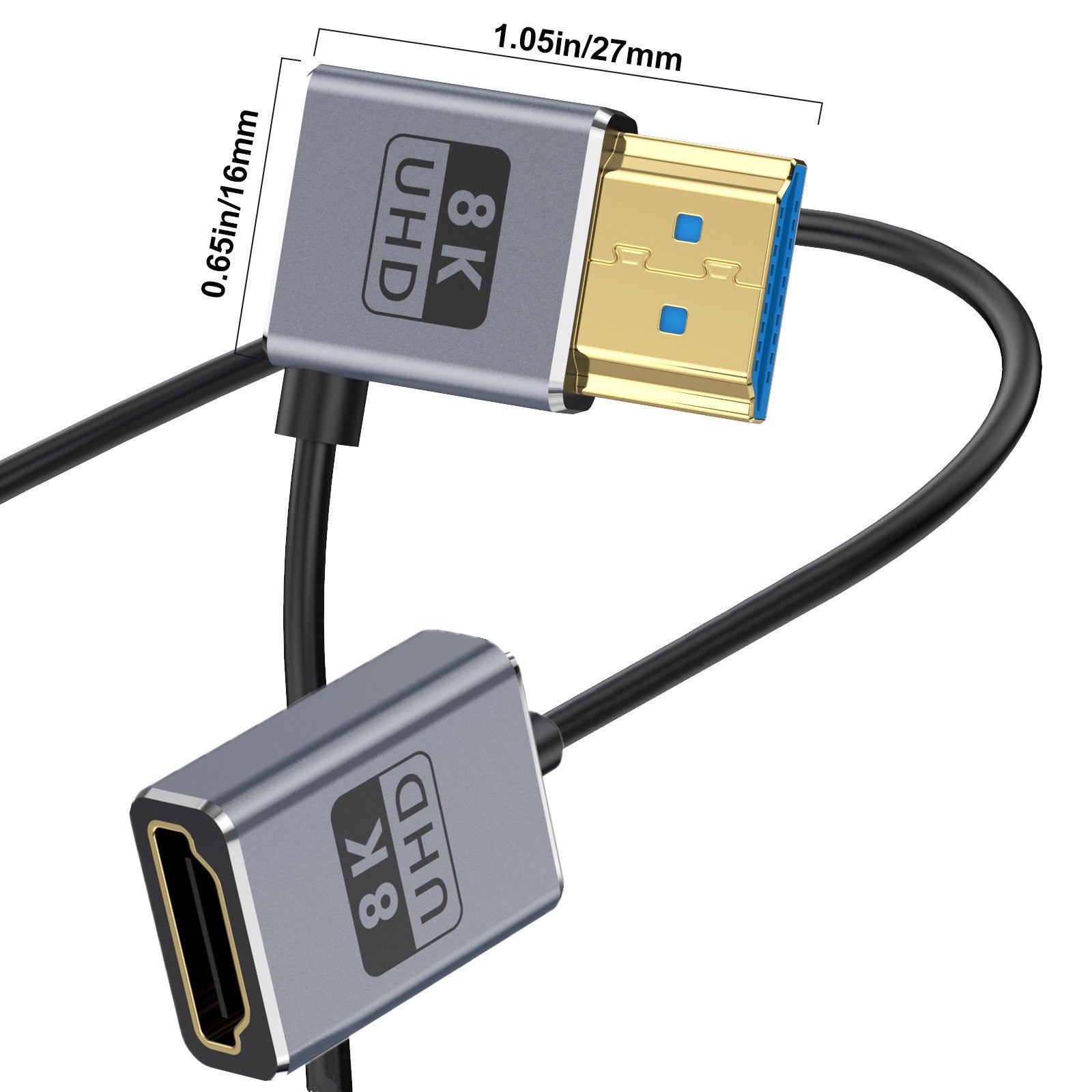 HDMI 2.1 extension cable 48Gbps 8K 60Hz