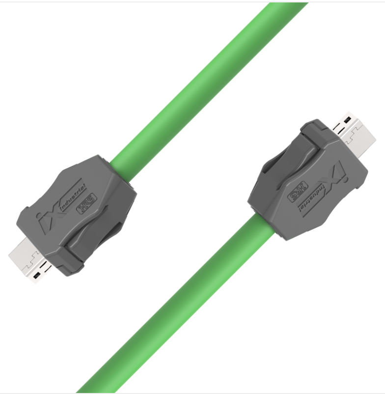 IX Industrial CAT6A Ethernet cable A-key to A-key