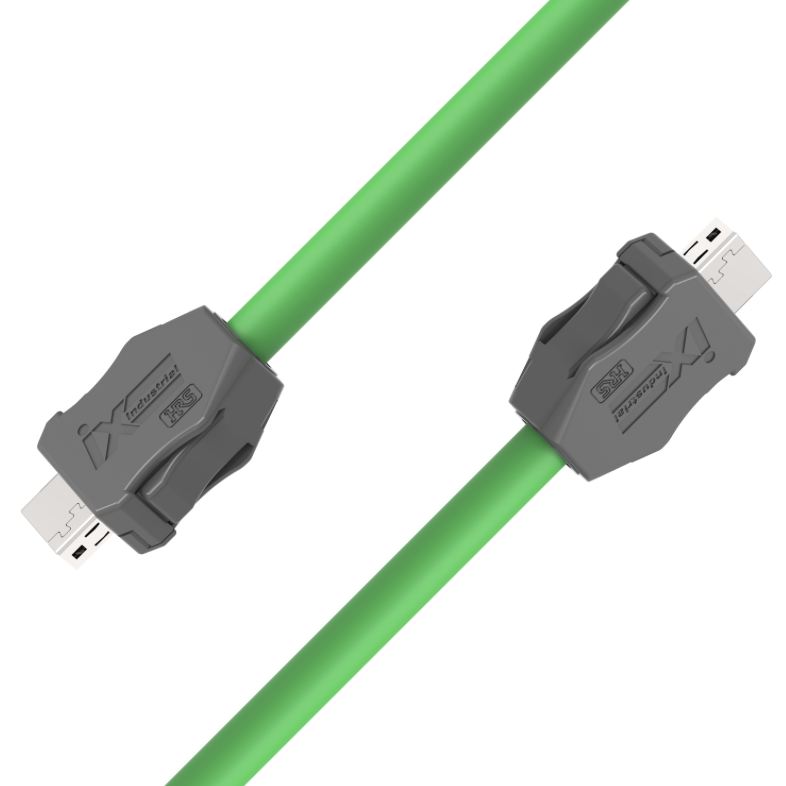 IX industrial CAT6A Ethernet cable B-Key PUR