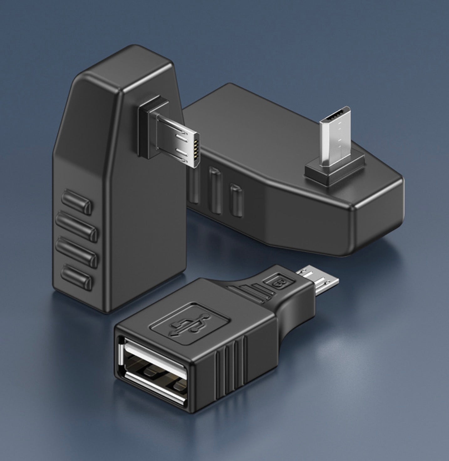 Micro USB 5 pin male to USB A female OTG adapter