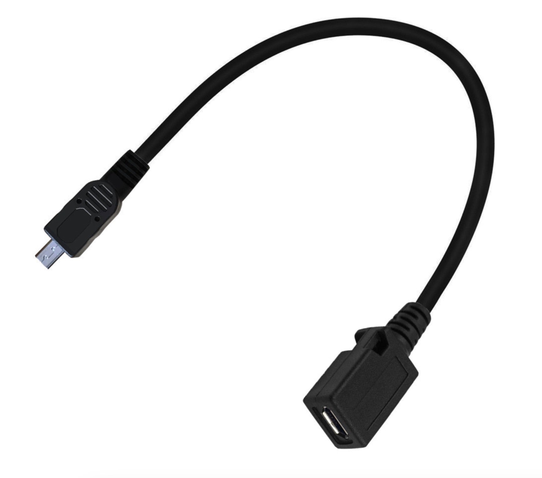 Micro USB female to 8 pin Mini-B male data sync and power supply camera cable